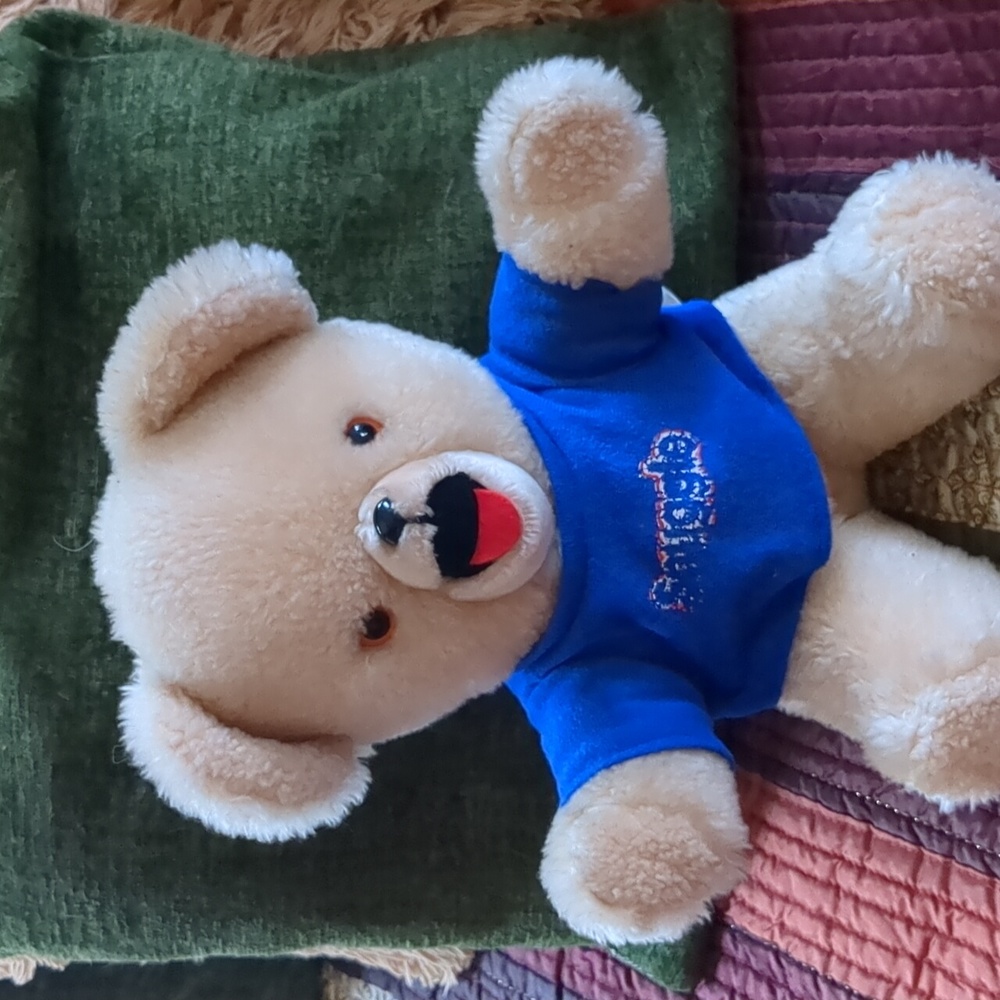 Vintage 1985 SNUGGLE* fabric softener bear original shirt, excellent used condit